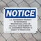 Signmission U.S. Government Property No Trespassing OSHA Notice Sign, Plastic, 10in W x 7in L, 2PK OS-2PACK-NS-P-710-L-18753 - alternate 7
